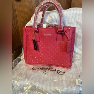 Bebe Pink Studded Tote Bag NWT
